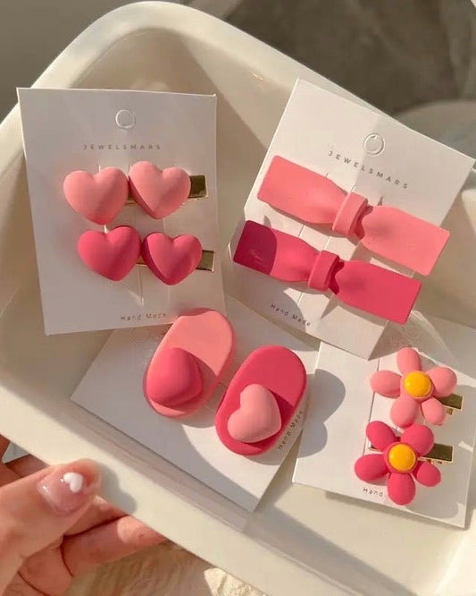 Cute Korean Hairpins- pack of two